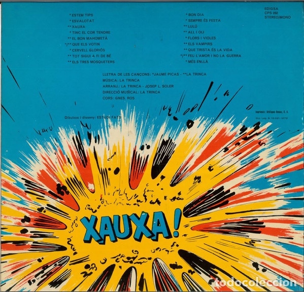 Discos de vinilo: Xauxa - La Trinca - Foto 2