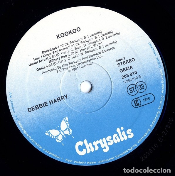 Discos de vinilo: KooKoo - Deborah Harry - Foto 3