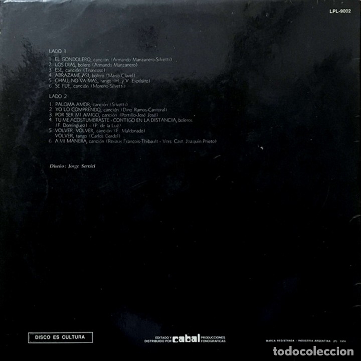 Discos de vinilo: LP argentino de Daniel Riolobos a&ntilde;o 1974 - Foto 2