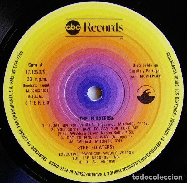 Discos de vinilo: The Floaters - The Floaters - Foto 4
