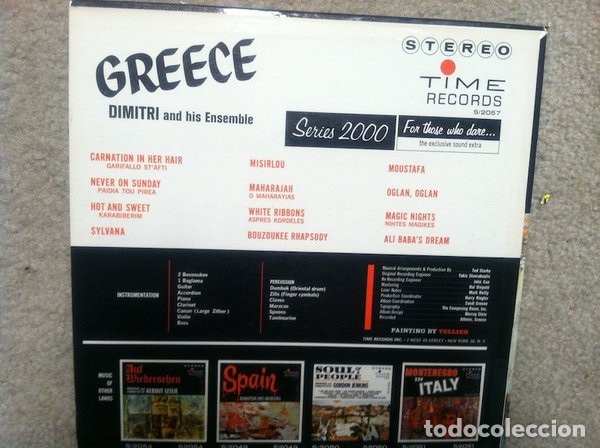 Discos de vinilo: Greece - Dimitri & His Ensemble - Foto 2