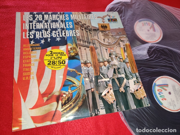 Vinyl records: GARDIENS DE LA PAIX DE PARIS DIR.DONDEYNE MARCHES MILITAIRES 2LP 1973 GATEFOL FRANCE FRANCIA MILITAR