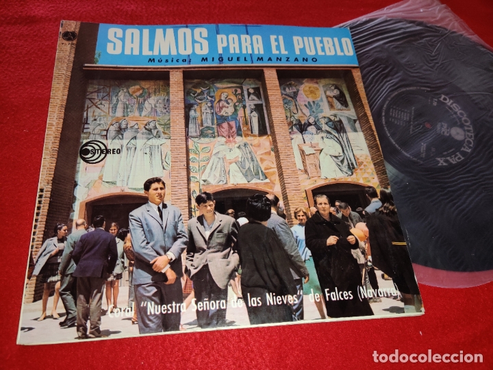 Vinyl records: CORAL NUESTRA SRA DE LAS NIEVES MIGUEL MANZANO SALMOS PARA EL PUEBLO LP 1968 SPAIN XIAN CRISTIANO