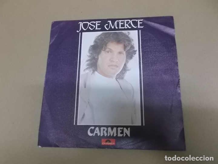 Discos de vinilo: JOSE MERCE (SINGLE) CARMEN A&Ntilde;O &ndash; 1983 - Foto 1