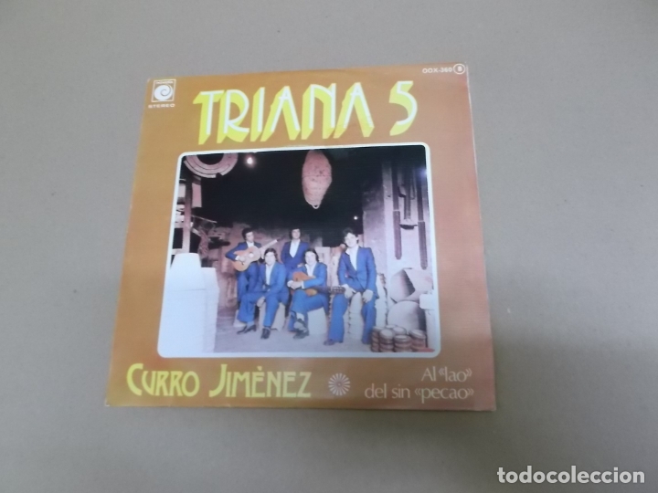 Discos de vinilo: TRIANA 5 (SINGLE) CURRO JIMENEZ A&Ntilde;O &ndash; 1979 - Foto 1