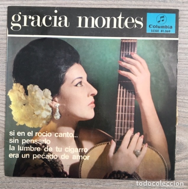 Discos de vinilo: GRACIA MONTES - FUNDA (Sin disco) - Foto 1