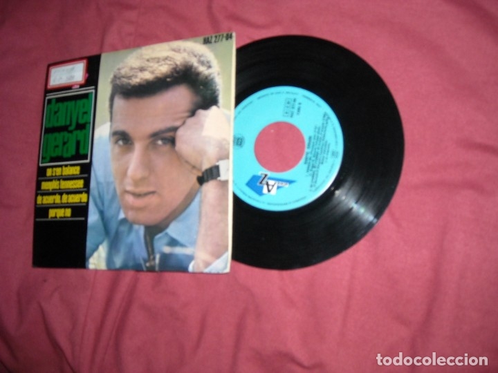 Disques de vinyle: Danyel Gerard ep on s'en balance + 3 Esp 1964 VER FOTO
