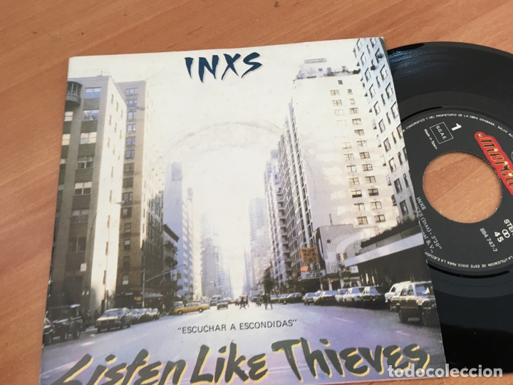 Discos de vinilo: INXS (LISTEN LIKE THIEVES) SINGLE SPAIN 1985 (EPI04) - Foto 1