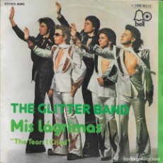 Dischi in vinile: THE GLITTER BAND MIS LAGRIMAS BELL 1975. Lote 182033631