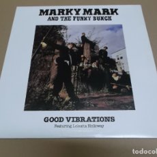 Discos de vinilo: MARKY MARK AND THE FUNKY BUNCH FEAT LOLEATTA HOLLOWAY (MAXI) GOOD VIBRATIONS +2 TRACKS AÑO – 1991 –. Lote 182047691