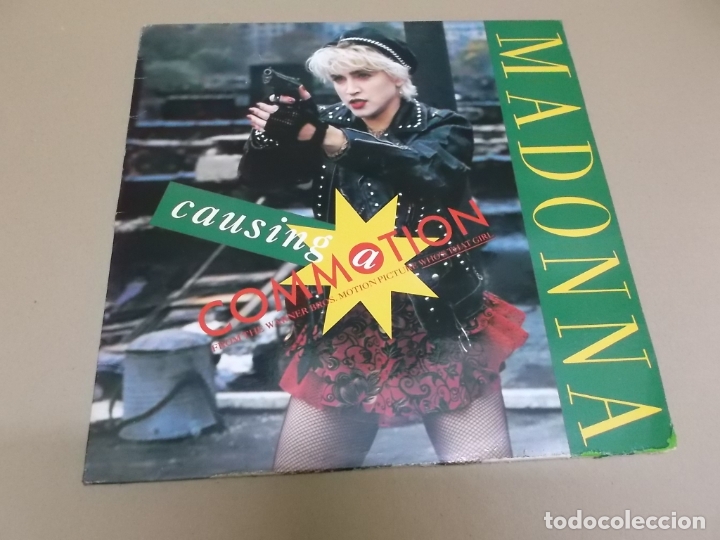 Discos de vinilo: MADONNA (MAXI) CAUSING A COMMOTION +3 TRACKS A&Ntilde;O &ndash; 1987 - Foto 1
