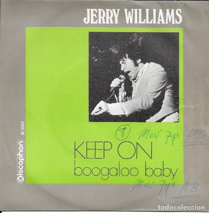 Discos de vinilo: JERRY WILLIAMS KEEP ON DISCOPHON 1969 - Foto 1