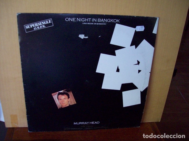 Discos de vinilo: MURRAY  HEAD  - ONE  NIGHT  BANGKOK   -  MAXI-SINGLE - Foto 1