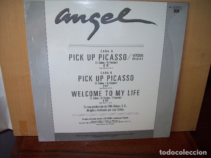 Discos de vinilo: ANGEL -  PICK UP PICASSO  -  MAXI-SINGLE - Foto 2