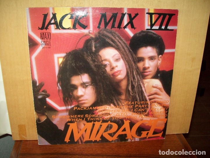 Discos de vinilo: MIRAGE   -  JACK  MIX  VII    -   MAXI-SINGLE - Foto 1
