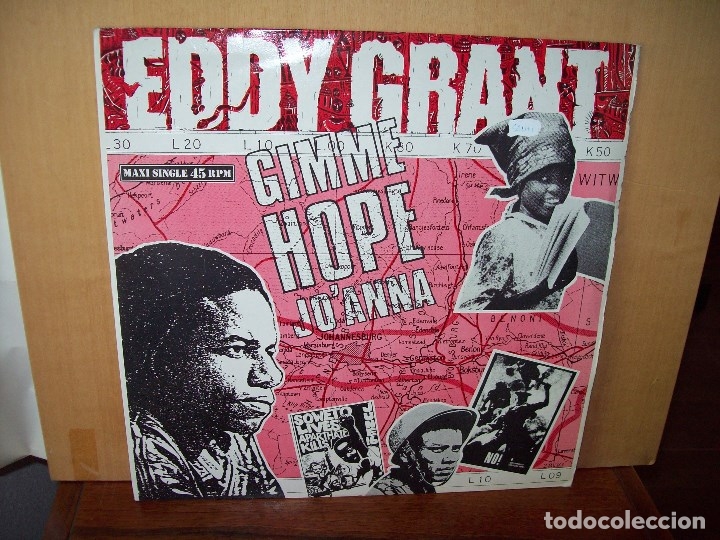 Discos de vinilo: EDDY  GRANT  -  GIMME  HOPE  JOANNA  -   MAXI-SINGLE - Foto 1