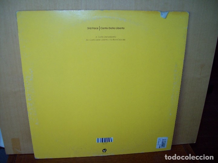 Discos de vinilo: 3RE  FACE  -   CANTO  DELLA  LIBERTA  -  MAXI-SINGLE - Foto 2