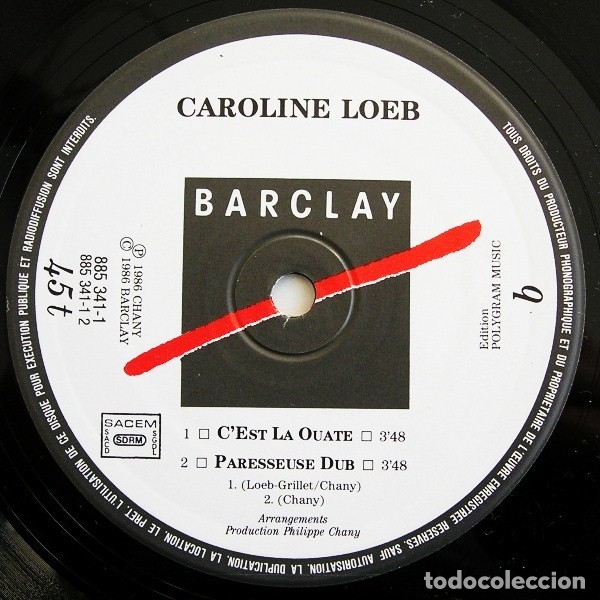 Discos de vinilo: CEst La Ouate - Caroline Loeb - Foto 4