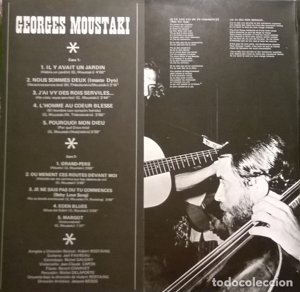 Discos de vinilo: Moustaki - Georges Moustaki - Foto 2
