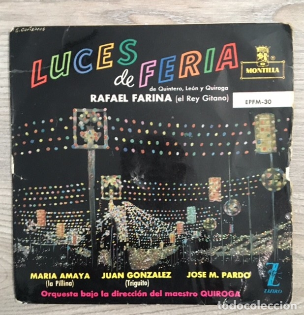 Discos de vinilo: RAFAEL FARINA - LUCES DE FERIA - Foto 1