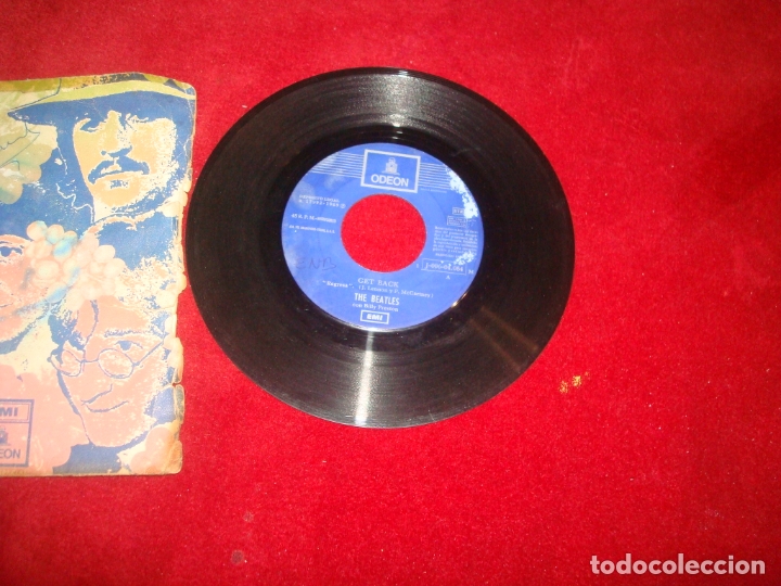 Discos de vinilo: beatles get back don&acute;t let me down 1969 emi odeon - Foto 2