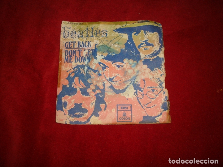Discos de vinilo: beatles get back don&acute;t let me down 1969 emi odeon - Foto 1
