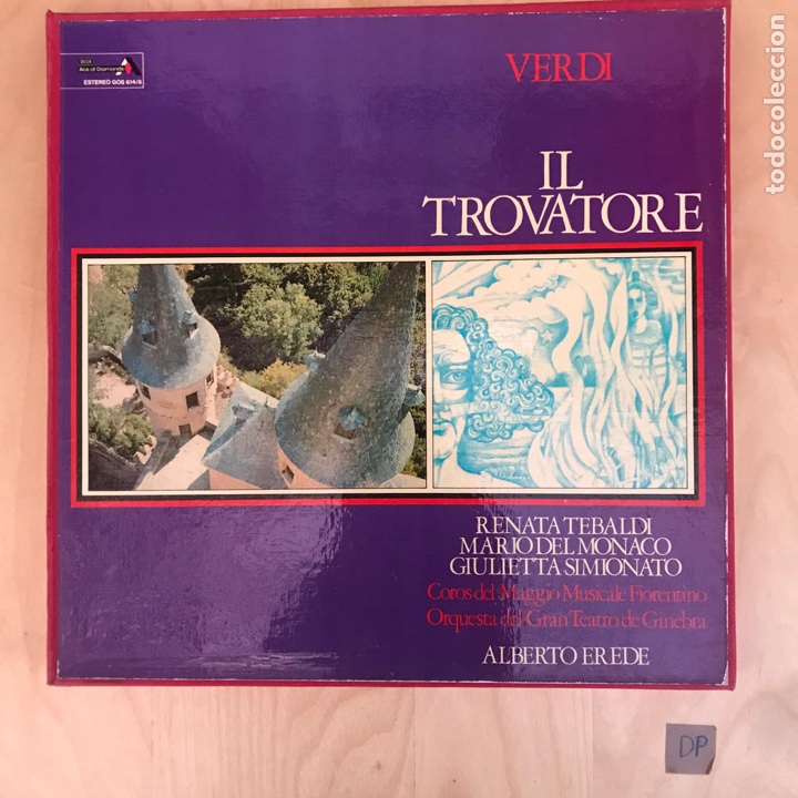 Discos de vinilo: Caja Verdi il trovarore - Foto 1