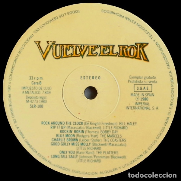 Discos de vinilo: Vuelve El Rok - Recopilatorio - Foto 4