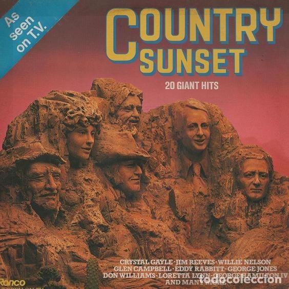Discos de vinilo: Country Sunset - Recopilatorio - Foto 1
