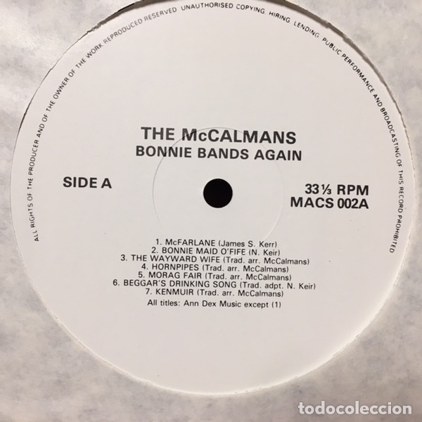 Discos de vinilo: Bonnie Bands Again - The McCalmans - Foto 2