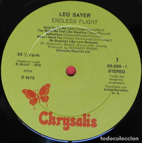Discos de vinilo: Endless Flight - Leo Sayer - Foto 5