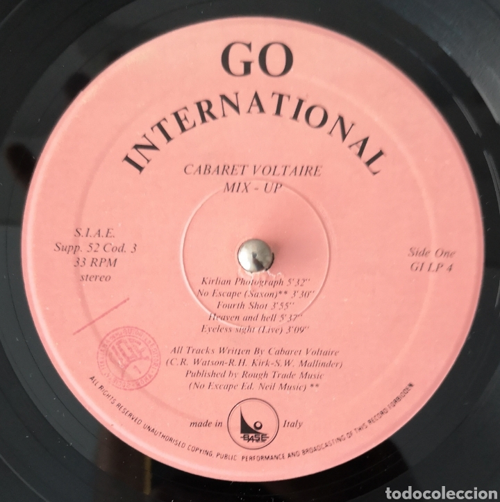 Discos de vinilo: CABARET VOLTAIRE - MIX UP - ORIGINAL ITALIA - Foto 2