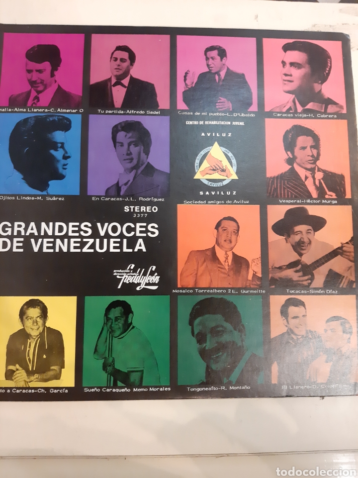 Vinyl records: Grandes voces Venezuela Saviluz