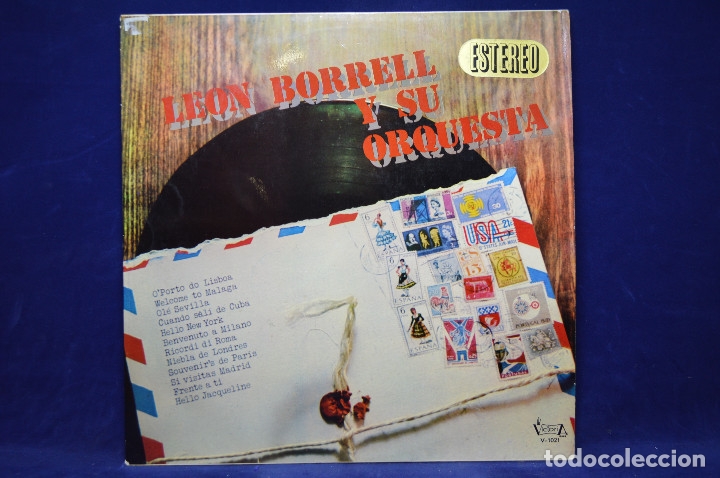 Discos de vinilo: LEON BORRELL Y SU ORQUESTA - LEON BORRELL Y SU ORQUESTA - LP - Foto 1