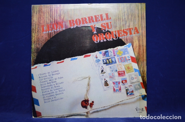 Discos de vinilo: LEON BORRELL Y SU ORQUESTA - LEON BORRELL Y SU ORQUESTA - LP - Foto 2