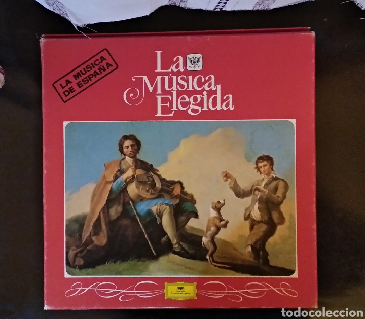 Discos de vinil: LA MUSICA ELEGIDA,,LA MUSICA DE ESPA&Ntilde;A--4 LPs y libro de 90 pags