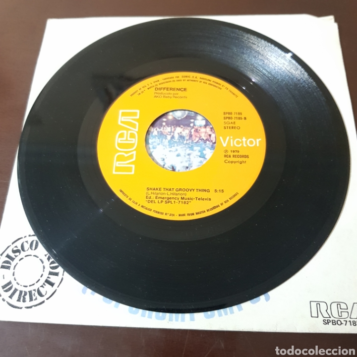 Discos de vinilo: DIFFERENCE HIGH FLY ( POPOROMPOMPO ) SHAKE THAT GROOVY THING - Foto 4