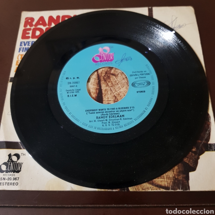Discos de vinilo: RANDY EDELMAN 1975 SINGLE - Foto 3