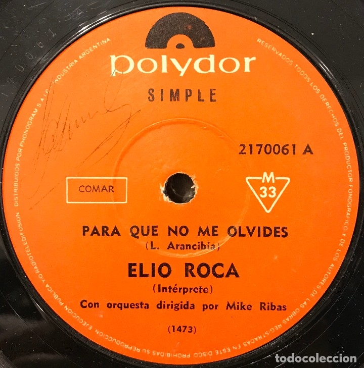 Discos de vinilo: Dos sencillos argentinos de Elio Roca - Foto 3