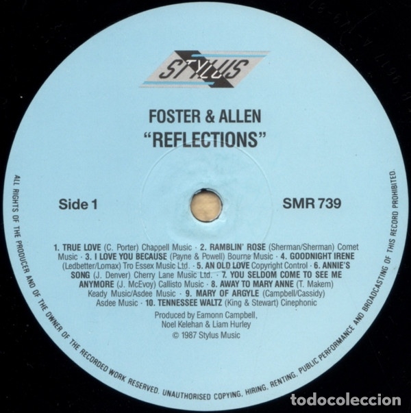 Discos de vinilo: Reflections - Foster & Allen - Foto 4