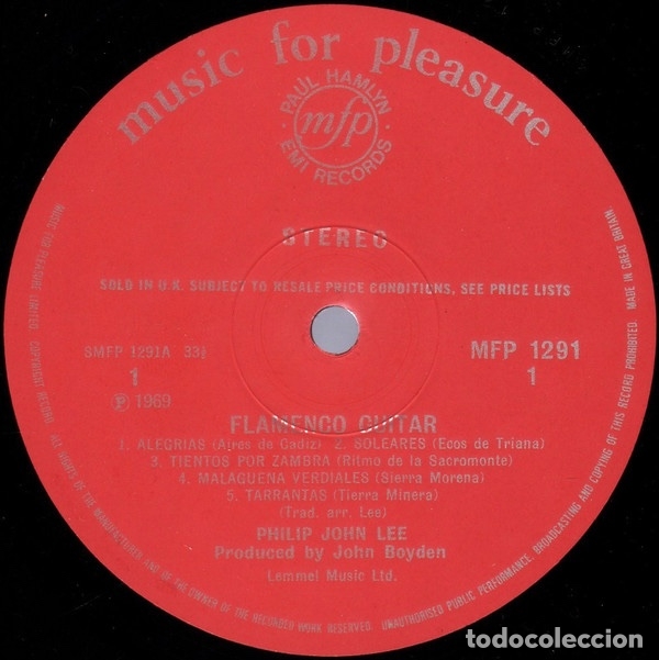 Discos de vinilo: Flamenco Guitar - Philip John Lee - Foto 4