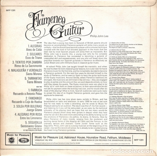 Discos de vinilo: Flamenco Guitar - Philip John Lee - Foto 2