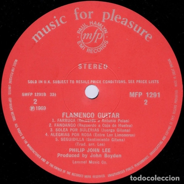 Discos de vinilo: Flamenco Guitar - Philip John Lee - Foto 3