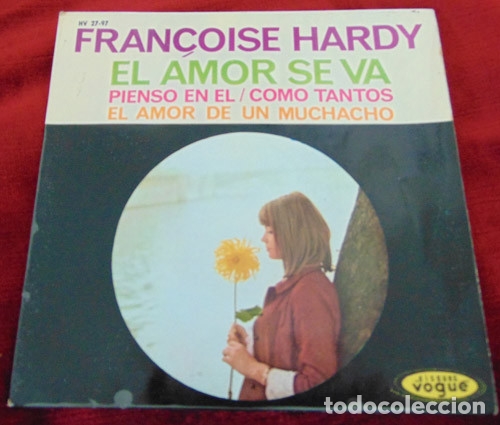 Discos de vinilo: FRAN&Ccedil;OISE HARDY - EL AMOR SE VA + 3 - EP - Foto 1