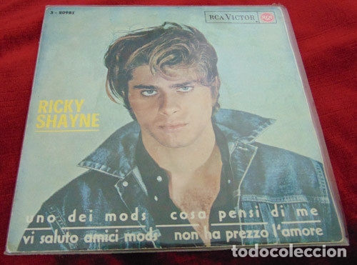 Discos de vinilo: Ricky Shayne &ndash; Uno Dei Mods + 3 - EP RCA 1966 - Foto 2
