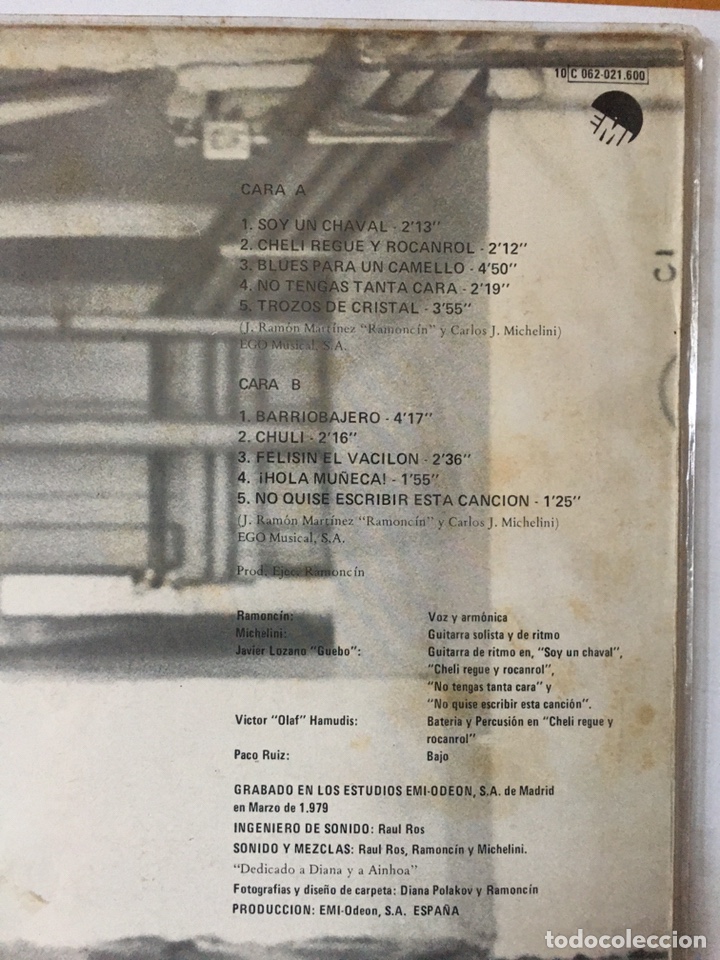 Discos de vinilo: Ramoncin - Barriobajero - 1979 - Foto 2