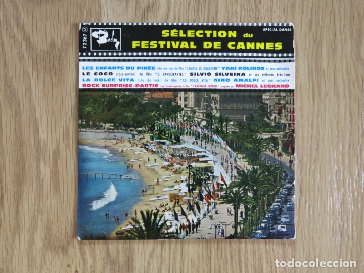 Discos de vinilo: EP SELECCION FESTIVAL DE CANNES ENFANTS DU PIREE COCO DOLCE VITA SUPRISE ZOLLER SAN REMO