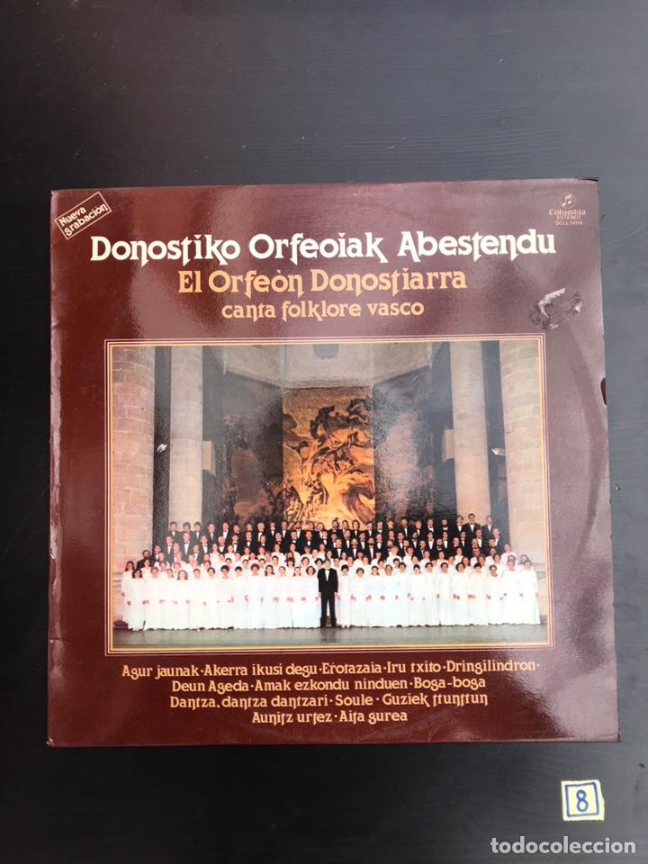 Discos de vinilo: El orfe&oacute;n donostiarra - canta folklore vasco - Foto 1