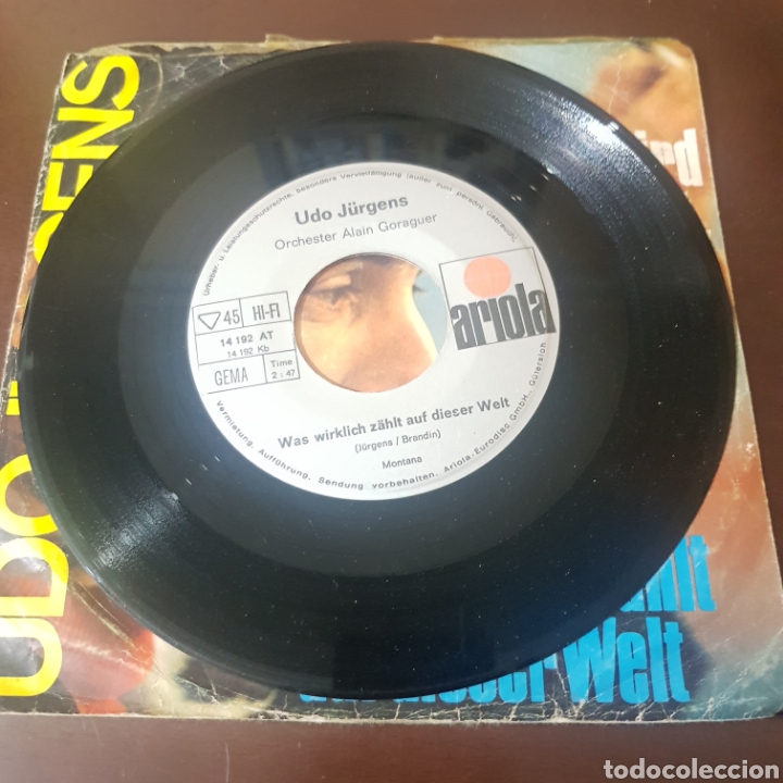 Discos de vinilo: UDO JURGUENS SINGLE - Foto 3