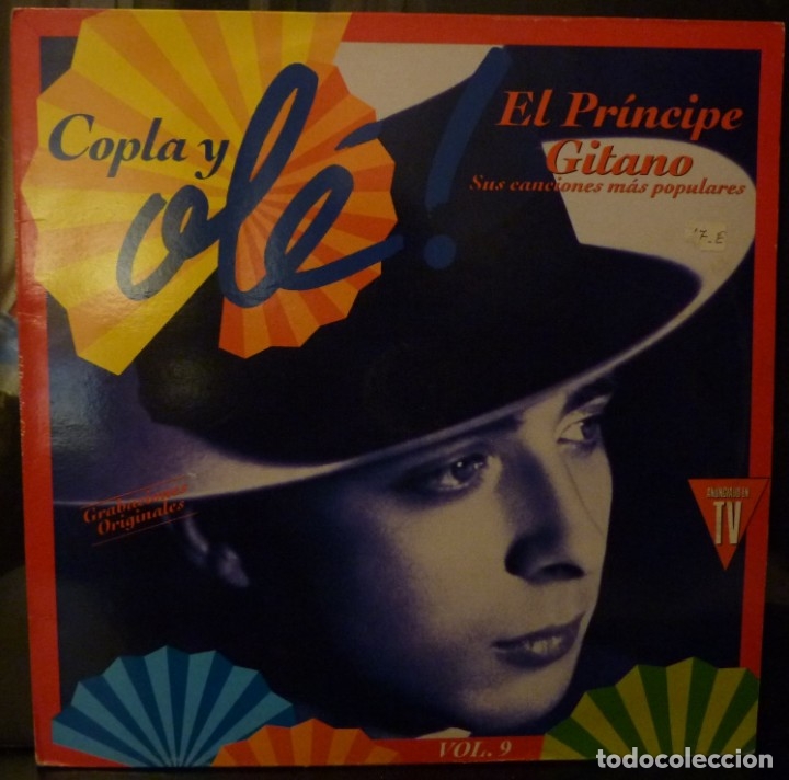 Discos de vinilo: EL PRINCIPE GITANO// COPLA Y OLE//1992//(VG VG). LP - Foto 1